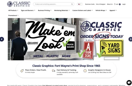 Classic Graphics website